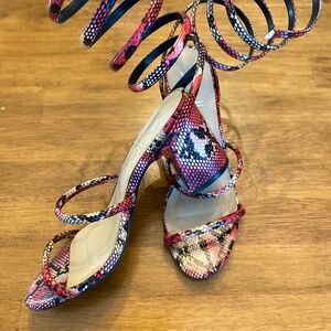 Sugar Women's Belleza Spiral Strap Sandals 8